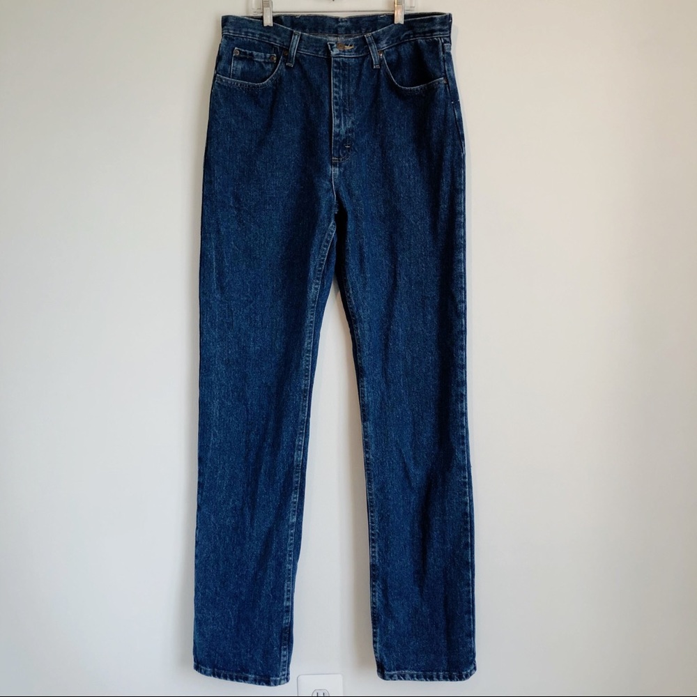 Wrangler Men’s Dark Wash Regular Fit Straight Jean